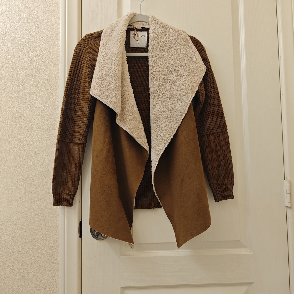 Women's Brown Jacket with Cream Lining